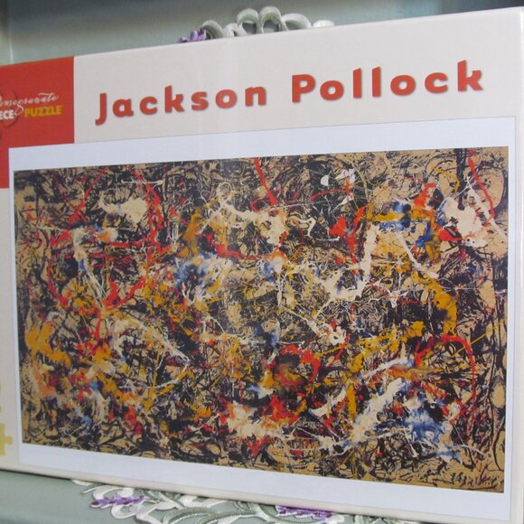 1,000 piece Puzzle Jackson Pollock Convergence Pomegranate 29 x 20 in NEW Sealed - Picture 1 of 12